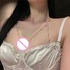 Halter Necklace Trend Jewelry Bra  Chest Chain Necklace Nightclub Sexy Body