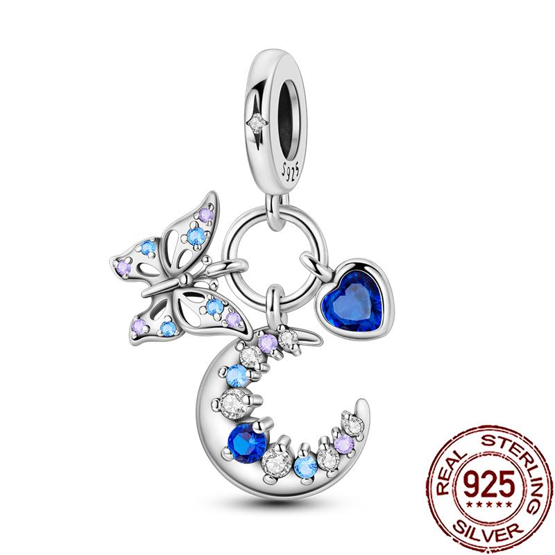 New Charms Copper Colorful Plant Flower Fruit Charm Beads Fit Snake Chain Bracelet Necklace Women Diy Jewelry