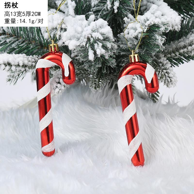 

Рождественские пластиковые рождественские чулки, костыли, подвески, подвески на елку, реквизит для переодевания, украшения