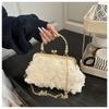 Luxus Chiffon 3D Blume Bankett Tasche Fashi Abendtaschen Luxus Damen Ketten Schultertasche Clutch Handtasche Umhängetasche