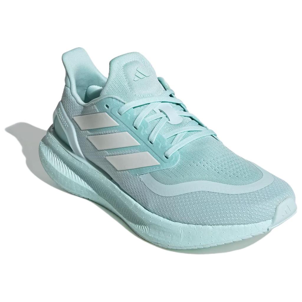 Adidas Pureboost 5 Lightweight Slip-Resistant Durable Low-Top Running Shoes Unisex Sneakers Light-Green JH7261