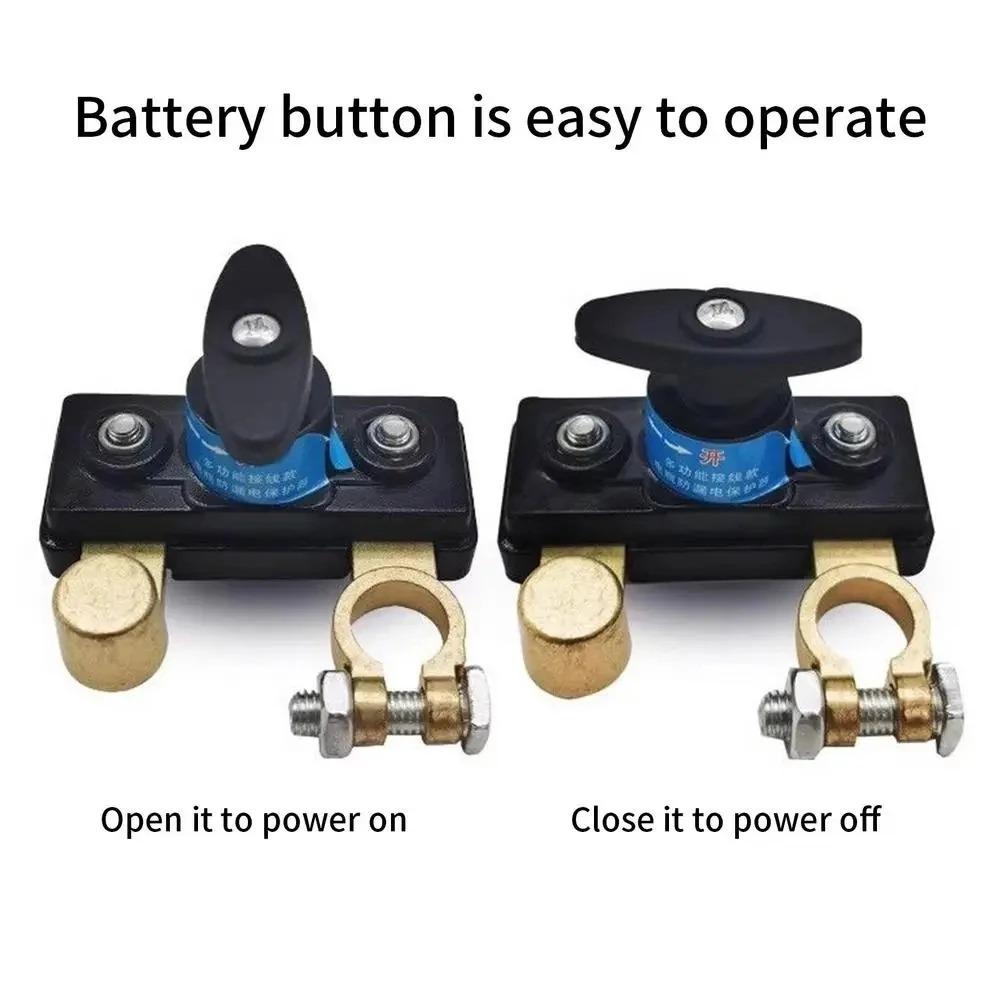 Car 12v Battery Power-off Switch 12v Small Truck Power Main Switch Power Terminal Link Switch Off Parts Universal Auto Parts