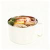 Cartoon Instant Noodle Bowl with Lid and Drain, Large Capacity, Cute Lunch Box for Students