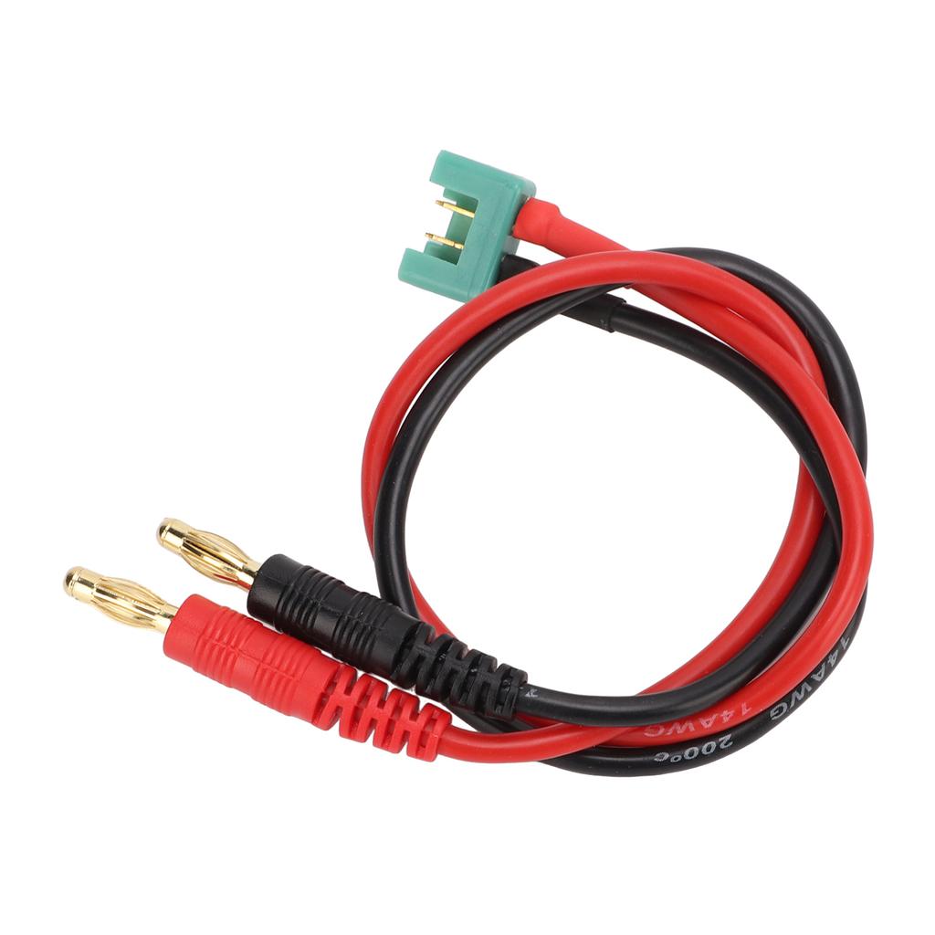 14AWG MPX Male Plug to 4.0 Banana Adapter Cable Plastic Toy Car Replacement for RC Model