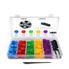 105-Piece Boxed Car Tire Screw Kit with Wheel Hub Decoration Clips & Buckles