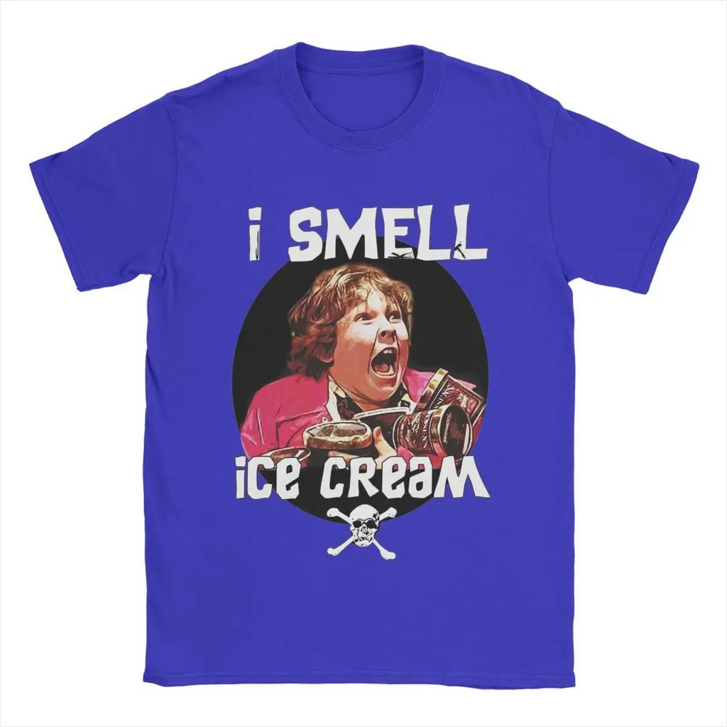 I Smell Ice Cream Chunk Goonies Men T Shirts Creative Tee Shirt Short Sleeve Crew Neck T-Shirt Pure Cotton Tops