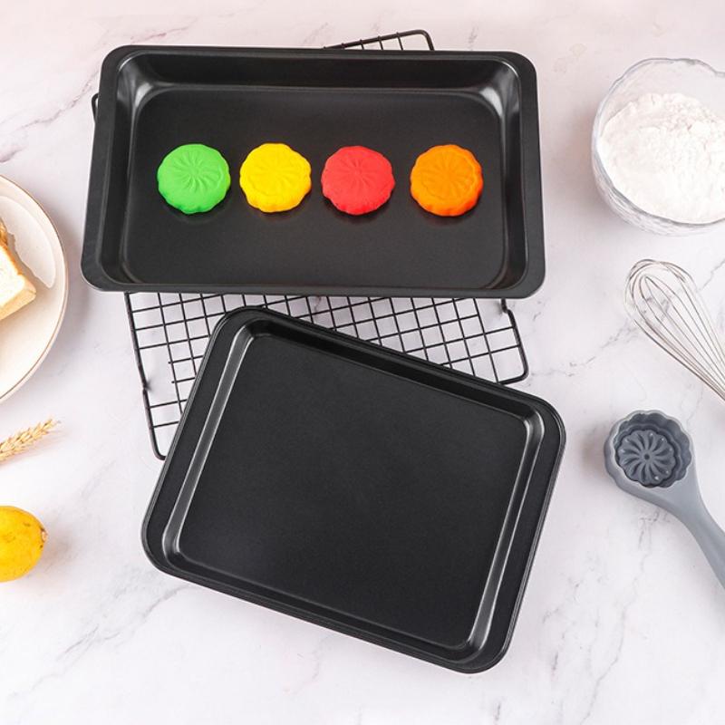Carbon Steel Nonstick Roasting Pan Rectangular Baking Tray Loaf Toast Bread Cake Bakeware DIY Pastry Pan Dish Kitchen Utensils