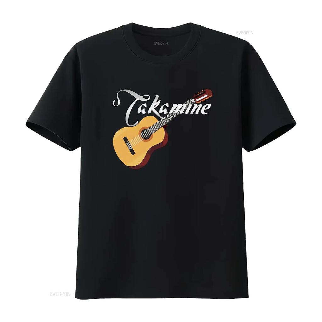 New Takamine Guitars Logo Unisexs T Shirt Funny Size S To 5xl Vintage Washed Casual Fashion Stylish Unisex Homme