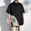 Summer New Chinese Short Sleeved Shirt for Men's Youth Fashion Chinese Style Versatile Trendy Casual Shirt Coat