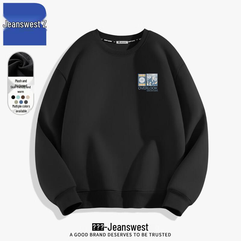 

Jeanswest Men s Fleece Lined Round Neck Sweatshirt ANJ14 L