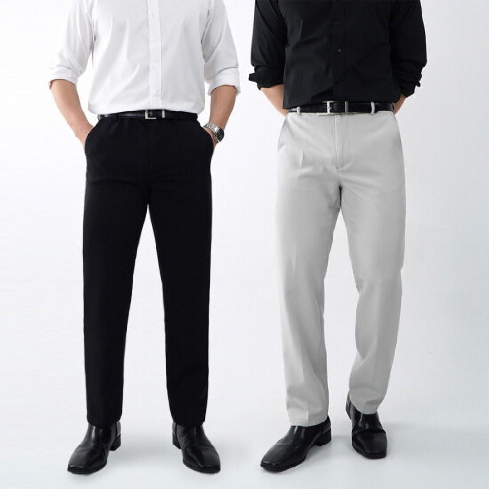 Onl Men S 2 Tier Length Half Banding Wrinkle Free Suit SlackS
