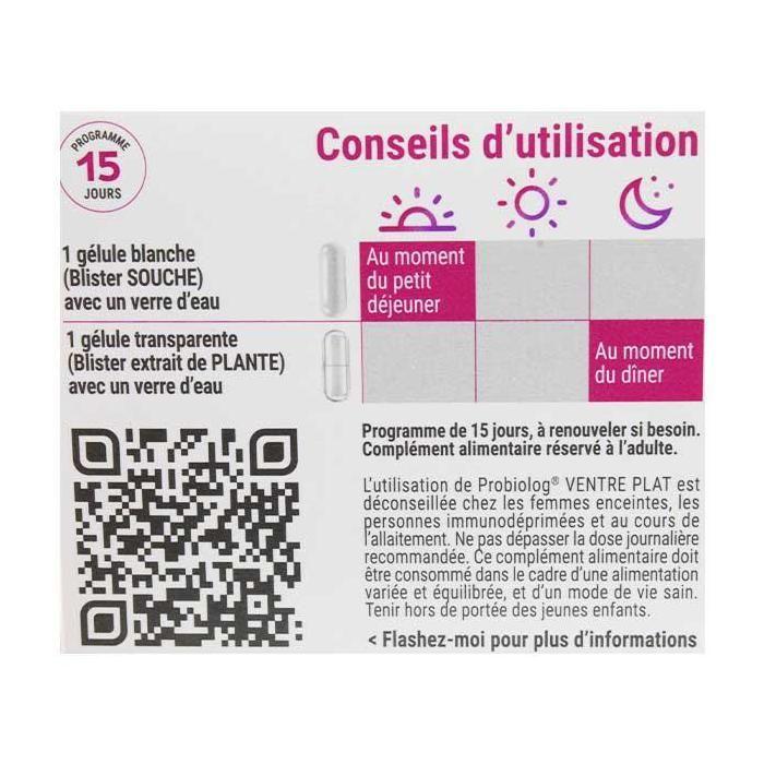 Mayoly CHC Probiolog Ventre Plat 30 gélules