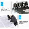 Professional Office Hole Puncher 2 Hole Puncher 150 Sheet Capacity Heavy Duty 2 Hole Puncher For Paper PVC Cardstock
