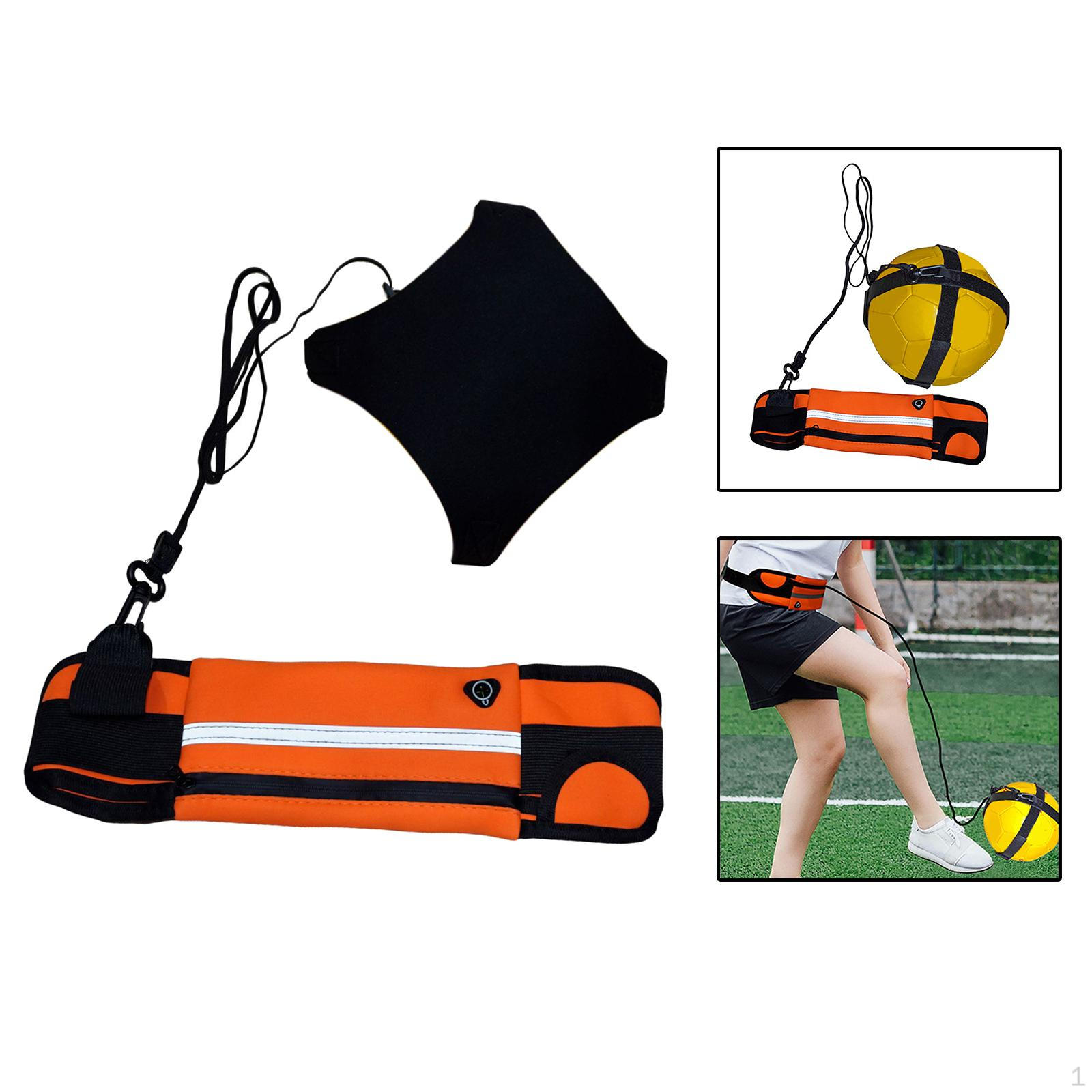 

Необычный комплект Soccer Kick Trainer, футбольный тренировочный пояс, снаряжение с регулировкой чёрный