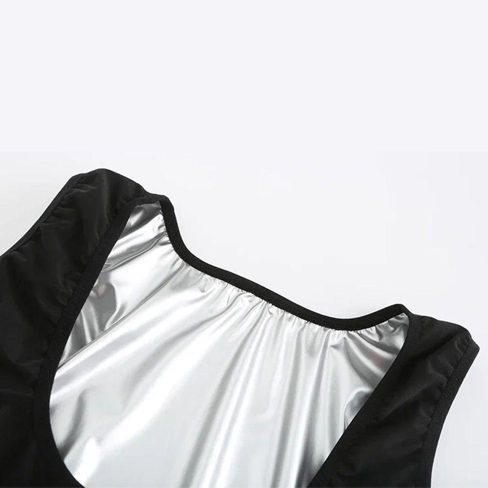 Sweat-resistant Sauna Sweat Vest Fat Burning Men's Sweat Vest Men Shapewear Top  Sports Training