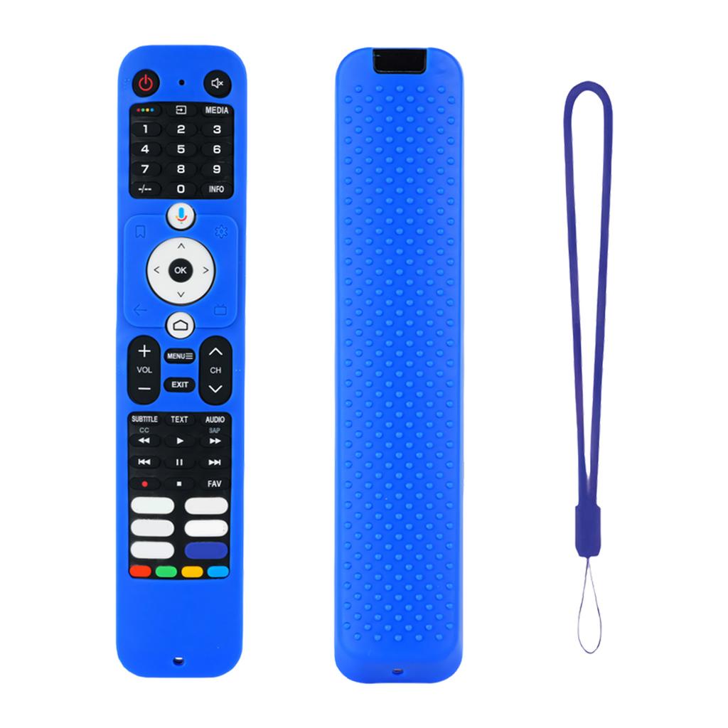 Protective Silicone Remote Case for HTR-U32G HDTV Remote Control Shockproof Washable Case with Lanyard Accessories