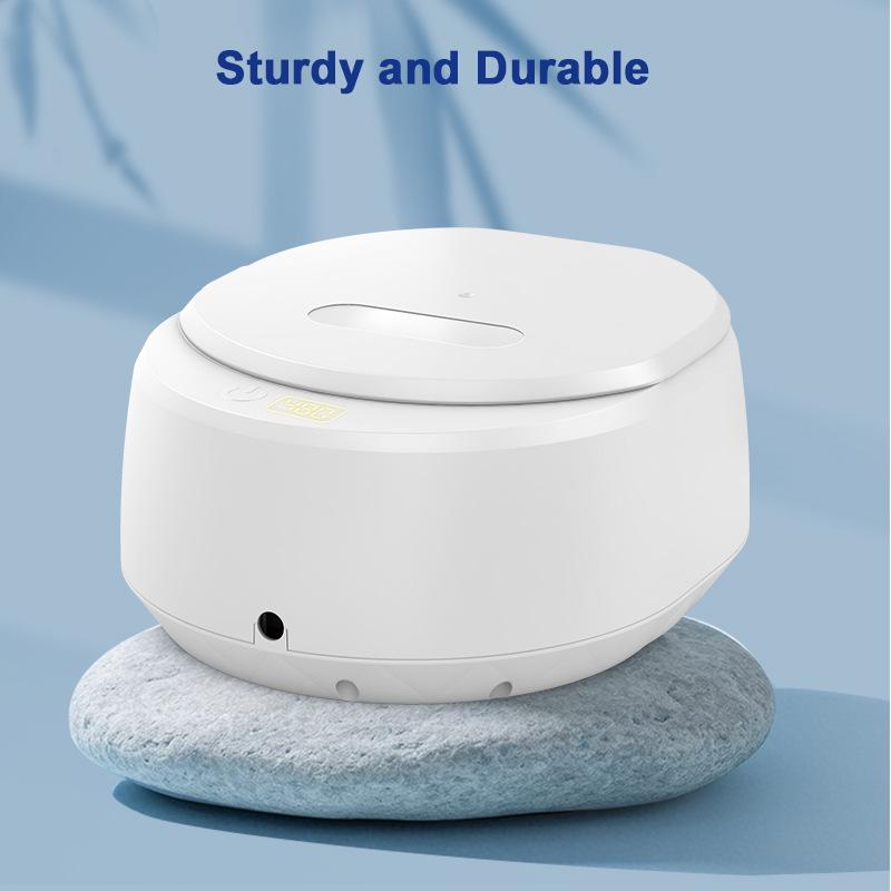 Purple Light Ultrasonic Cleaner for Jewelry, Dentures, Makeup Brushes & More
