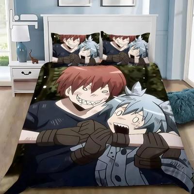 Anime Assassination Classroom Bettbezug Kissenbezug Bettwäsche Set Erwachsener Junge Mädchen Schlafzimmer Dekoration Kinder Geschenk Einzel Doppel