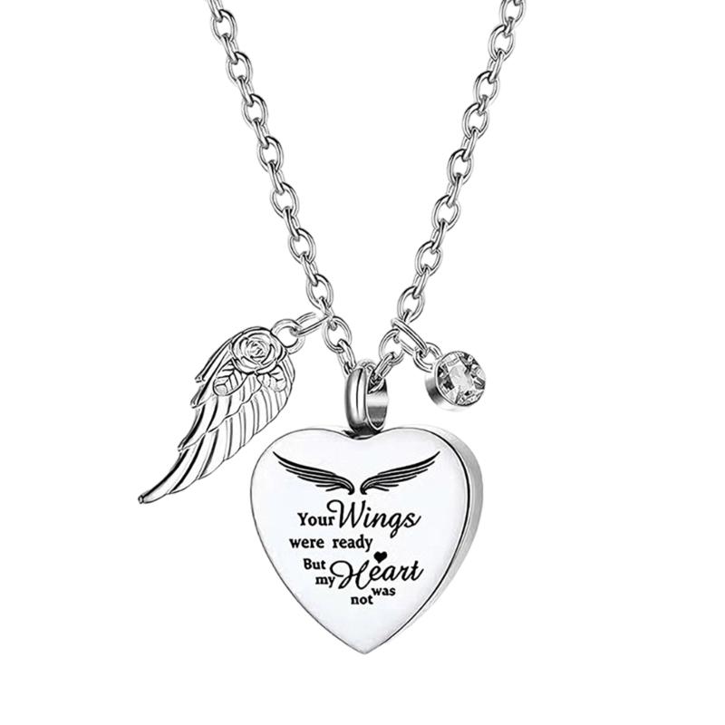 Sentimental Pet Memorial Pendant Necklace for Departed Pet Loss Remembrances Cremation Jewelry for Emotion Suport