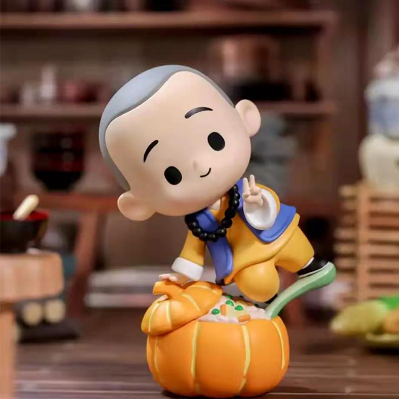 New POP MART A Little Zen Monk Zen Retreat Delicious Collection Blind Box Products Single Mystery Box/Full Box 12 Pcs 211000492