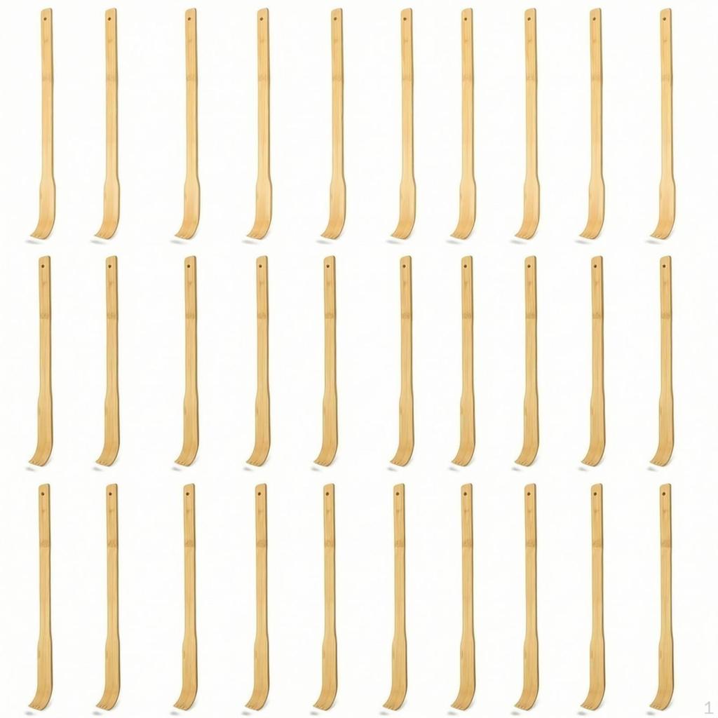 30 Pieces Bamboo Back Scratcher with Long Handle Lightweight for Elderly,