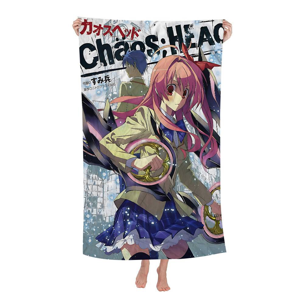 

1pc Anime C-Chaos H-Head Microfiber Beach Towel Absorbent Quick Dry Soft Yoga Swimming Resort Mountain Climbing Towel W30*H60(CM)