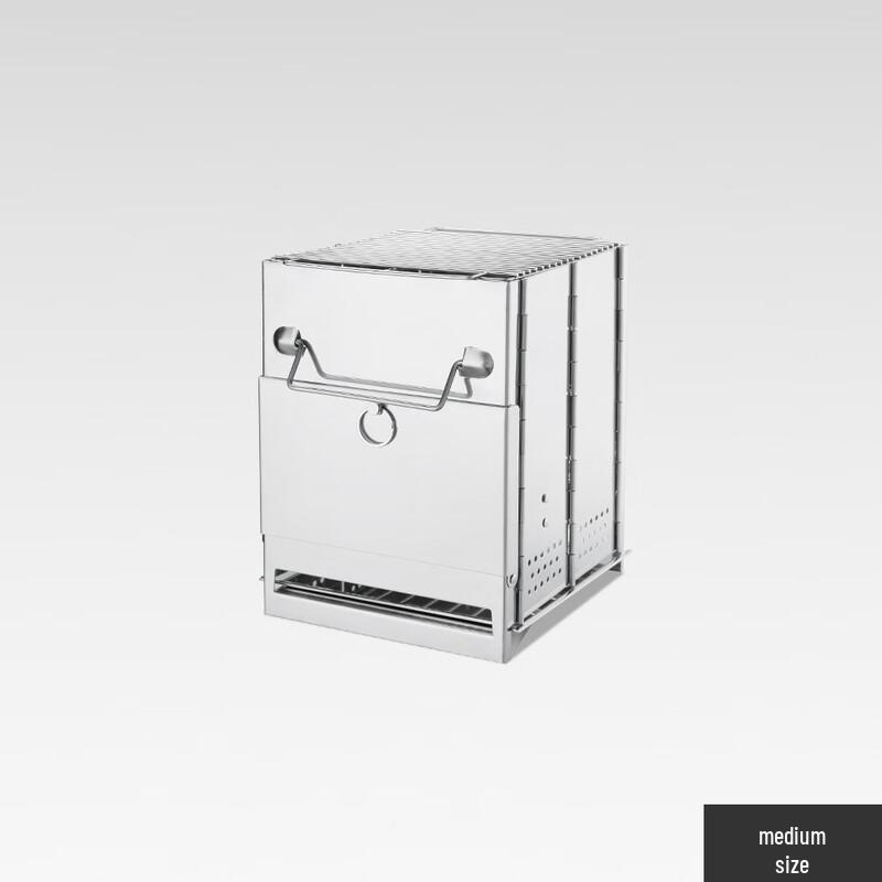 OEING Portable Camping BBQ Grill & Wood Stove