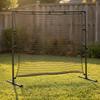 Soccer Rebound Net Black Soccer Training Net Athletic Gear Reinforced Edges Mesh