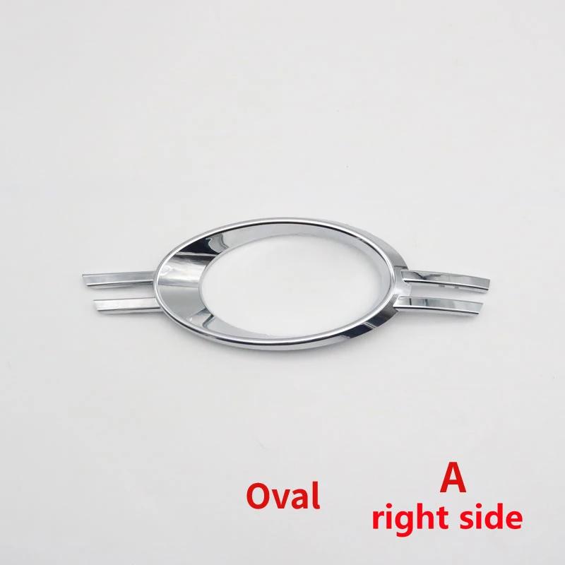 Car Front Bumper Fog Light Lamp Trim Frame Cap Chrome Cover For Mercedes Benz C-Class W204 C200 C230 C260 C280 2007-2011