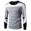 Fall Winter Plus Size Sweatshirt Man Patchwork Color Clothing Long Sleeve Men Hoodies Black Blue