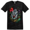 Beetle Insect T Shirt Colorful Tropical Flower Garden Nature Graphic Art Tee