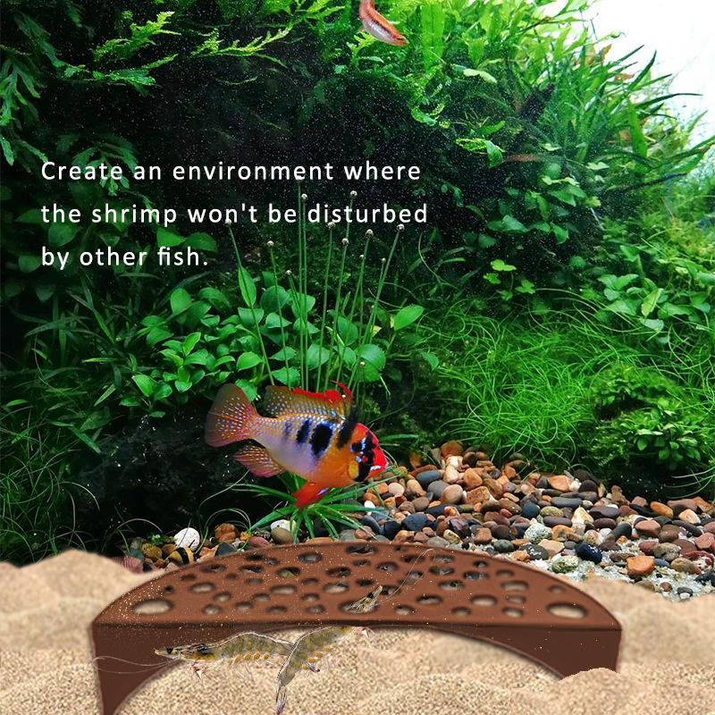 1Pcs Shrimp Farming Protector Cave Home Fishing Tank Ornaments Aquarium Safety Material Atmospheric Decoration