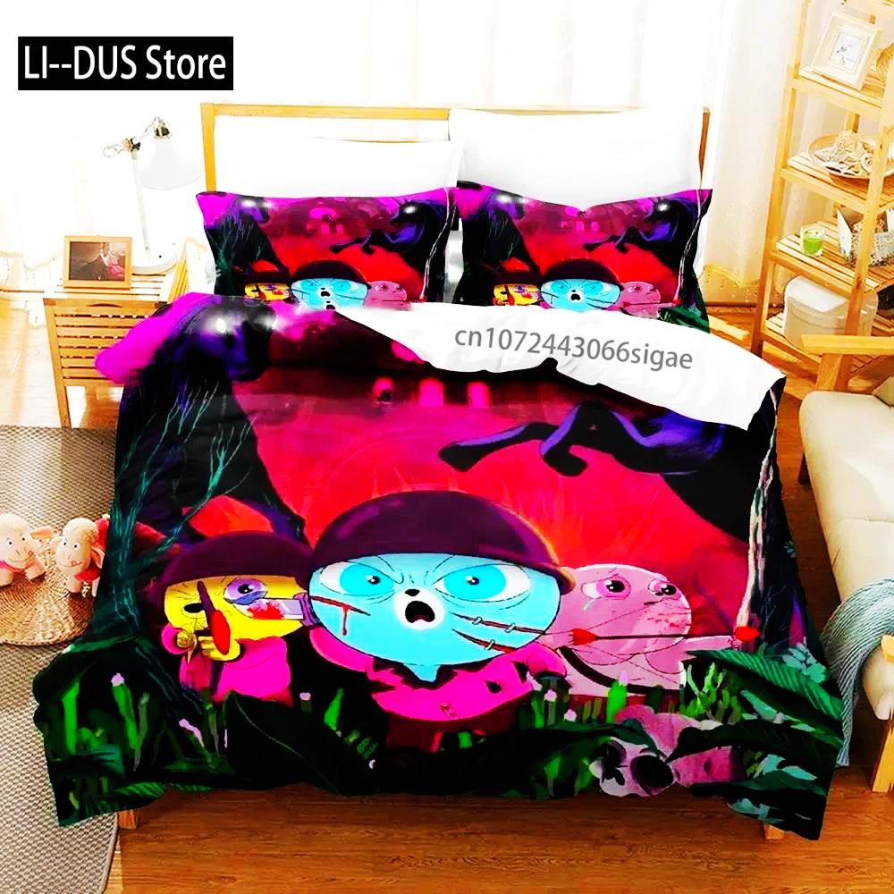 

Anime Game Unicorn Wars Bedding Set Duvet Cover Bed Set Quilt Cover Pillowcase Comforter King Queen Size Boys Adult Bedding Set EU Single(135*200cm)3pcs