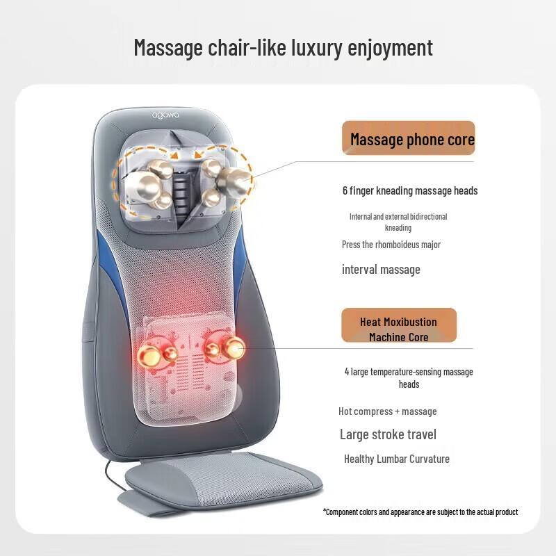 OGAWA OG-1205 Heated Back Massage Cushion CN plug (adapter included)