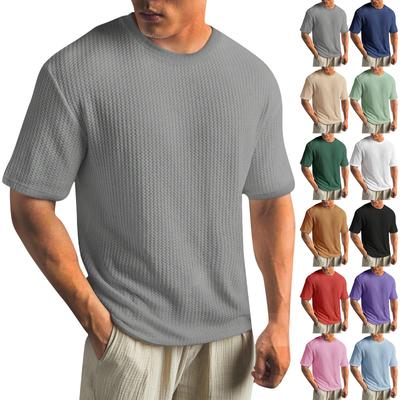 Men's T-shirt T-shirts Graphic Text Pool3D Printing Street Casual Short Sleeve Printed Clothing Basic