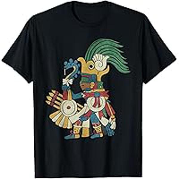 New TONATIUH GOD OF SUN. AZTEC MYTHOLOGY Shirt Made In USA Size S To XL