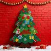 DIY Felt Christmas Tree for Toddlers Wall Hanging Christmas Tree Kit Interactive Kids DIY Crafts for Holiday Party Supplies
