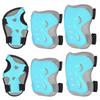 6 Pcs Kids Knee Pads Elbow Pads Wrist Guards Set Adjustable Kids Protective Gear Set for Skating Cycling Rollerblading Scooter