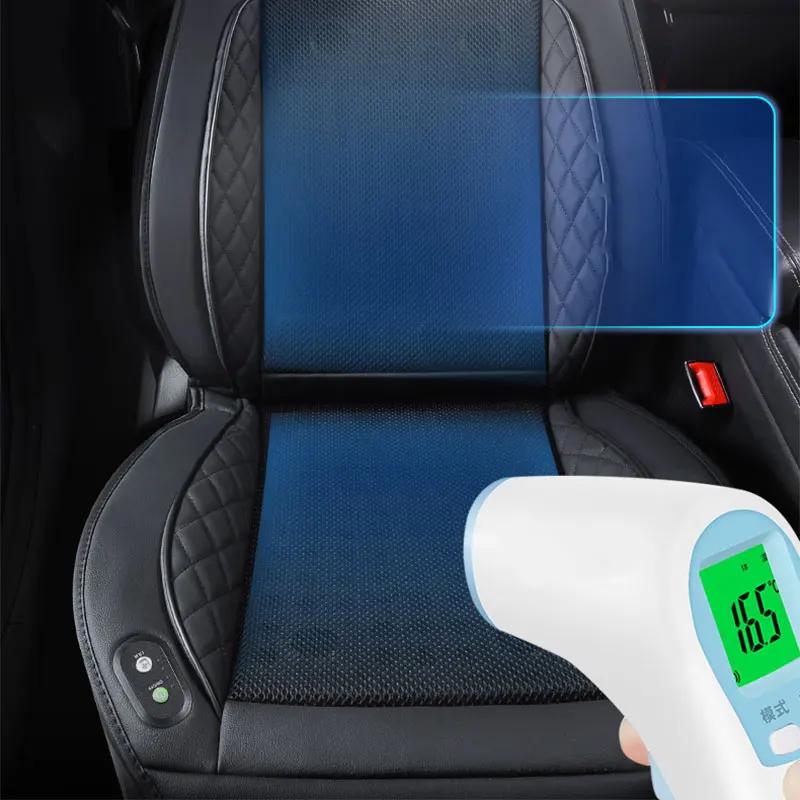 12/24V Ventilation Massage Seat Cushion Breathable Heat Dissipation And Cooling Massage Seat Mat Summer Car Interior Seat Pad