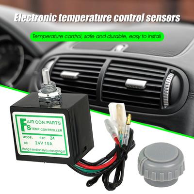 AC Termostat Kontrol Cihazı Orijinal Isıya Dayanıklı Alev Geciktirici Doğrudan Standart Kurulum Değiştirme Basit Sıcaklık Kontrolü