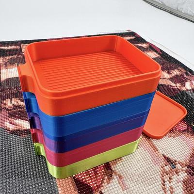 DIY Rękodzieło Malowanie Diamentami Tacka Pudełko do Przechowywania Duża Pojemność Koraliki do Haftu Sortowanie Tacka do Przechowywania Plastikowa Wielokolorowa