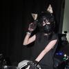 Bentiță cu urechi de pisică anime pentru Halloween Populară motociclistă de sex feminin Cerc de păr Recuzită pentru joc de rol Bandă de păr Accesoriu costum