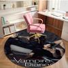 The Vampire Diaries Print Round Rug, Washable Floor Carpet, For Entryway Dorm Laundry Room Office Study, Home Decor Birthday Christmas Gift
