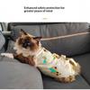 Adjustable Cat Recovery Suit Breathable Post Surgery Wear for Weaning Medicine Feeding Anti-Licking 
