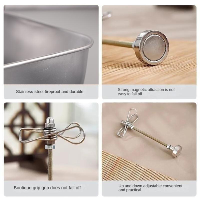 Magnetischer Mückenschutz-Clip mit Ständerfuß Räuchergefäß-Sockelrahmen Moderner Abwehr-Räucherstäbchenhalter für Haushalt