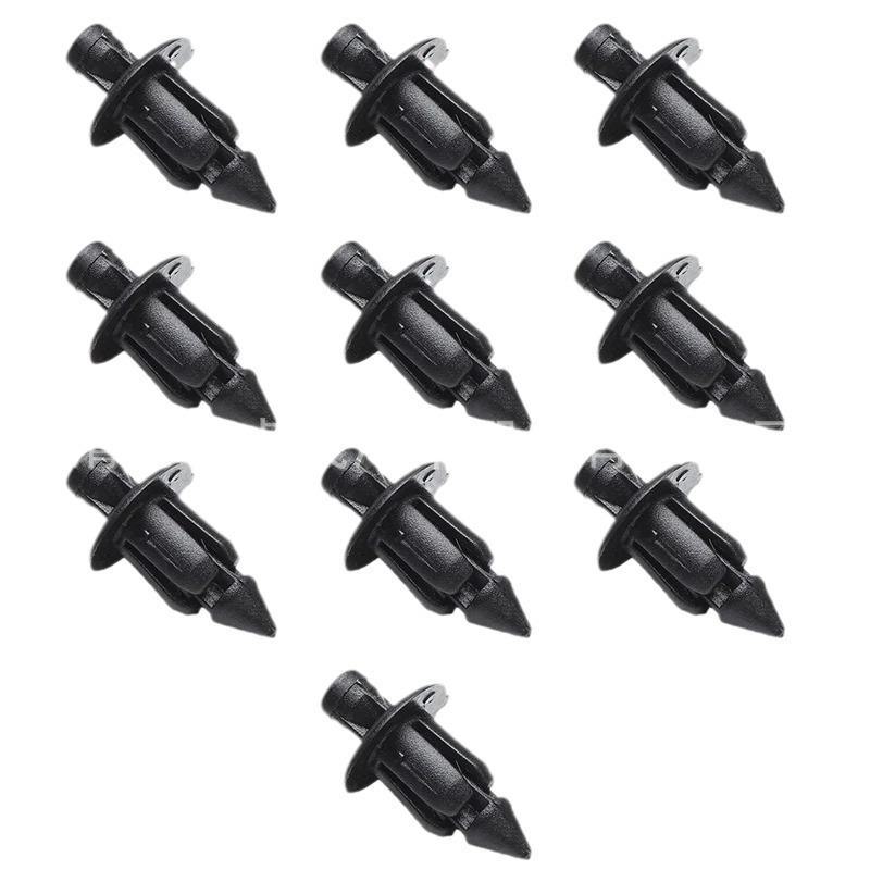 6mm Car & Motorcycle Push-Type Body Panel Trim Fastener Clip Buckle