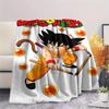 Coperta in Flanella con Stampa Personaggi Dragon Ball, Alta qualità Confortevole per Tutte le Stagioni, Arredamento per la Casa, Calore e Comfort, Perfetta per Regali di Natale