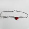 Red Heart Gothic Necklace Thorn Love Heart Necklace Creative Skull Claw Pendant  Y2K Accessories
