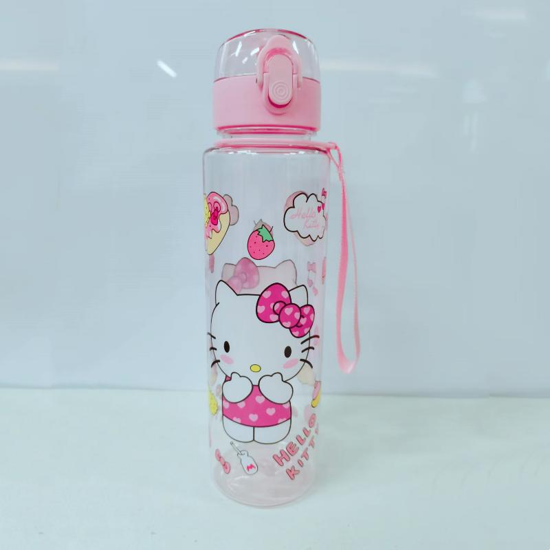 Hello Kitty Capy Bara Fashion Cartoon Pattern Sports Portable Water Cup Design High Aesthetic Tea Cup Hello Kitty Capy Bara