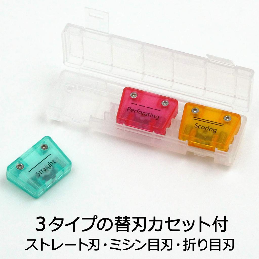 INOZTO Cutting Machine Compact Rotary Paper Trimmer Pink T-400-PK